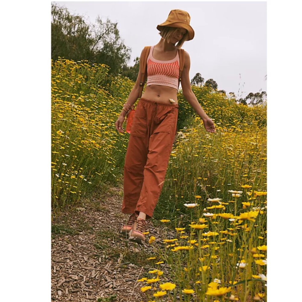 Free People Movement Fly By Night Pants NEW in Red Earth